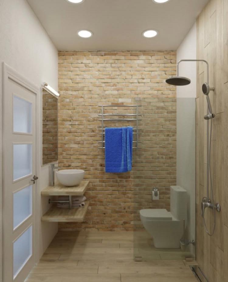 Baño compacto con ducha — ConstruFach